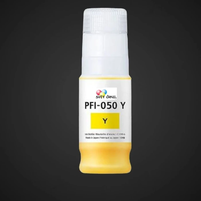 Črnilo Canon PFI-050 (5701C001AA) (rumena), kompatibilno 110mL